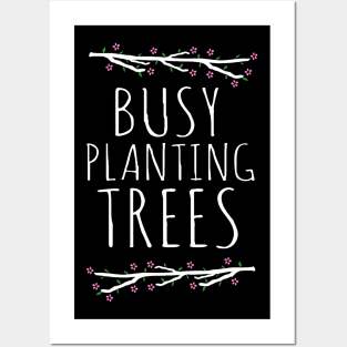 busy plantins trees #3 Posters and Art